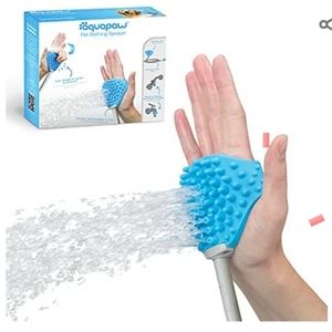 Aquapaw Dog Bath Brush - Sprayer and Scrubber Tool in One